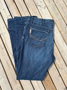 Cinch Men’s Dark Blue Straight-Leg Jeans Ian Performance